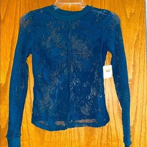 New Gorgeous Free People lacy top